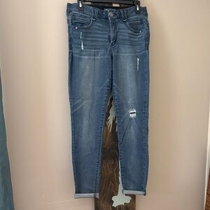 Democracy Blue Distressed Jeans